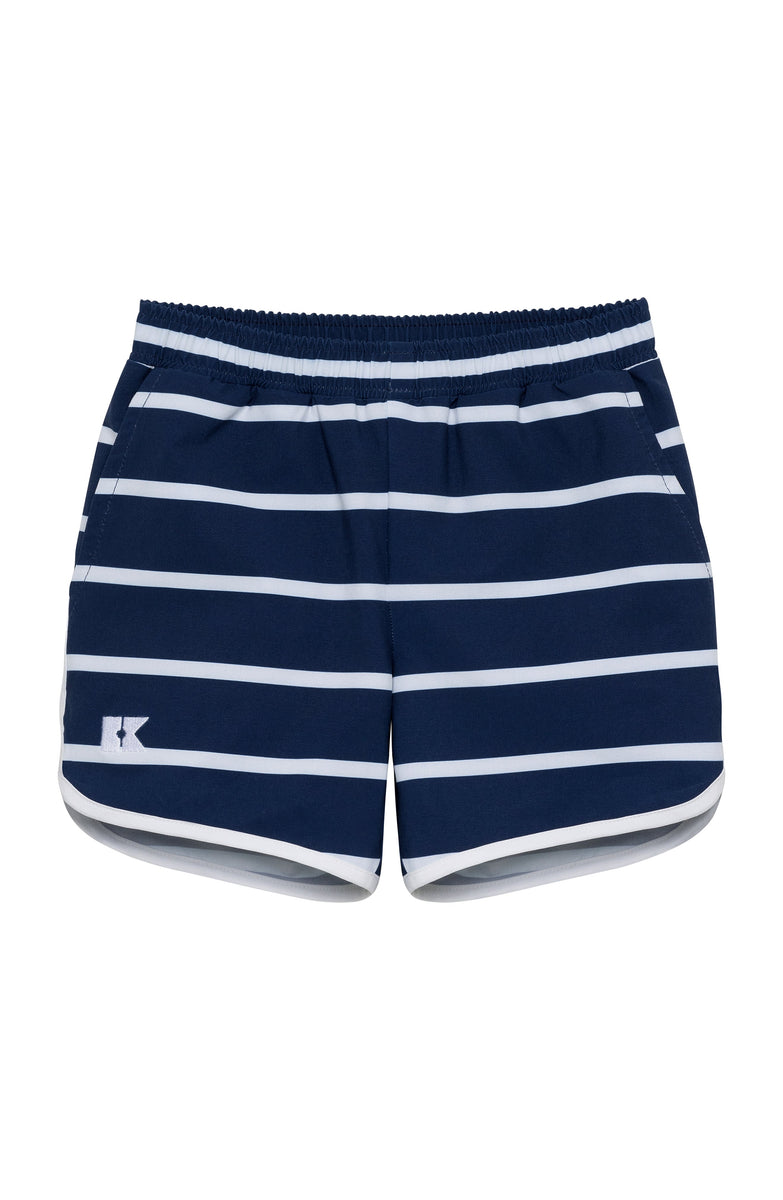 Navy Thin Stripe Retro Super Short main image 0
