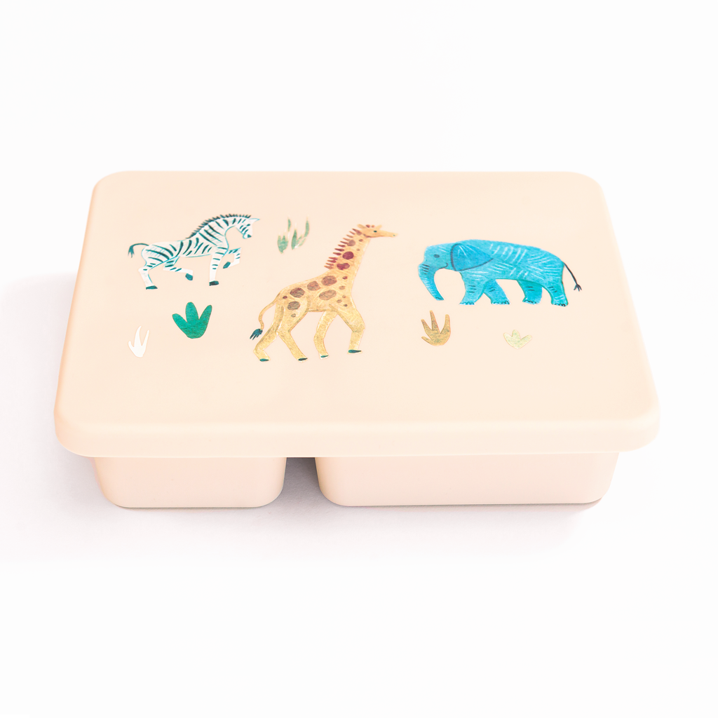Austin Baby Collection Silicone Bento Box Solid Sage Green