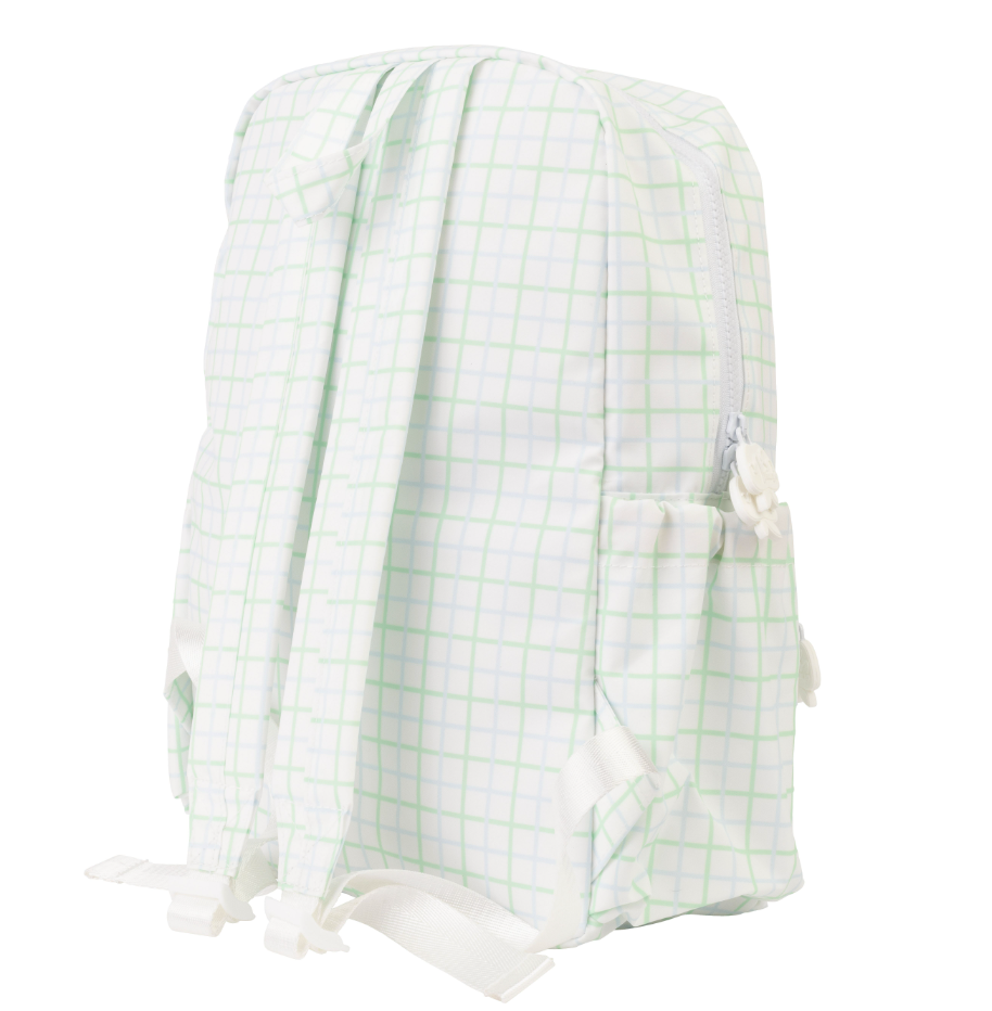 dark green plaid mini backpack The Backpack